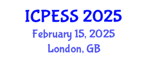 International Conference on Physical Education and Sport Science (ICPESS) February 15, 2025 - London, United Kingdom