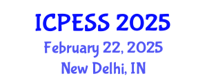International Conference on Physical Education and Sport Science (ICPESS) February 22, 2025 - New Delhi, India