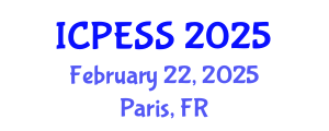 International Conference on Physical Education and Sport Science (ICPESS) February 22, 2025 - Paris, France