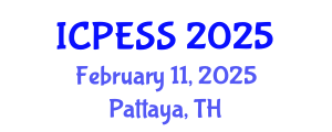 International Conference on Physical Education and Sport Science (ICPESS) February 11, 2025 - Pattaya, Thailand
