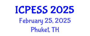 International Conference on Physical Education and Sport Science (ICPESS) February 25, 2025 - Phuket, Thailand