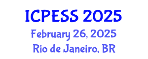 International Conference on Physical Education and Sport Science (ICPESS) February 26, 2025 - Rio de Janeiro, Brazil