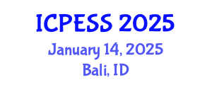 International Conference on Physical Education and Sport Science (ICPESS) January 14, 2025 - Bali, Indonesia