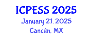 International Conference on Physical Education and Sport Science (ICPESS) January 21, 2025 - Cancún, Mexico