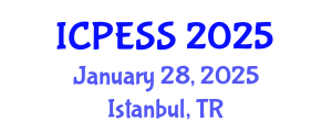 International Conference on Physical Education and Sport Science (ICPESS) January 28, 2025 - Istanbul, Turkey