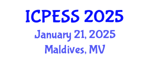 International Conference on Physical Education and Sport Science (ICPESS) January 21, 2025 - Maldives, Maldives