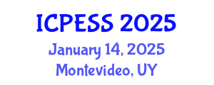 International Conference on Physical Education and Sport Science (ICPESS) January 14, 2025 - Montevideo, Uruguay