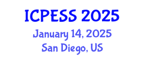 International Conference on Physical Education and Sport Science (ICPESS) January 14, 2025 - San Diego, United States