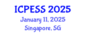 International Conference on Physical Education and Sport Science (ICPESS) January 11, 2025 - Singapore, Singapore