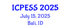 International Conference on Physical Education and Sport Science (ICPESS) July 15, 2025 - Bali, Indonesia