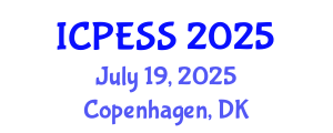 International Conference on Physical Education and Sport Science (ICPESS) July 19, 2025 - Copenhagen, Denmark
