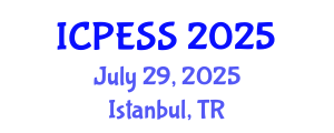 International Conference on Physical Education and Sport Science (ICPESS) July 29, 2025 - Istanbul, Turkey