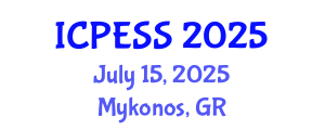 International Conference on Physical Education and Sport Science (ICPESS) July 15, 2025 - Mykonos, Greece