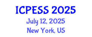 International Conference on Physical Education and Sport Science (ICPESS) July 12, 2025 - New York, United States