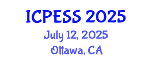 International Conference on Physical Education and Sport Science (ICPESS) July 12, 2025 - Ottawa, Canada