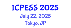 International Conference on Physical Education and Sport Science (ICPESS) July 22, 2025 - Tokyo, Japan