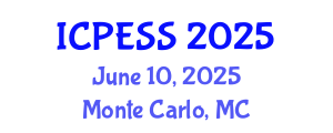 International Conference on Physical Education and Sport Science (ICPESS) June 10, 2025 - Monte Carlo, Monaco