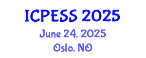 International Conference on Physical Education and Sport Science (ICPESS) June 24, 2025 - Oslo, Norway