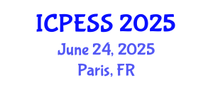 International Conference on Physical Education and Sport Science (ICPESS) June 24, 2025 - Paris, France