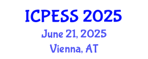International Conference on Physical Education and Sport Science (ICPESS) June 21, 2025 - Vienna, Austria