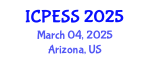 International Conference on Physical Education and Sport Science (ICPESS) March 04, 2025 - Arizona, United States