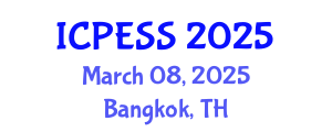 International Conference on Physical Education and Sport Science (ICPESS) March 08, 2025 - Bangkok, Thailand