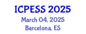 International Conference on Physical Education and Sport Science (ICPESS) March 04, 2025 - Barcelona, Spain