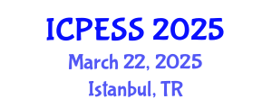 International Conference on Physical Education and Sport Science (ICPESS) March 22, 2025 - Istanbul, Turkey