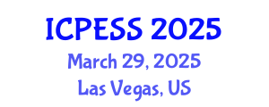 International Conference on Physical Education and Sport Science (ICPESS) March 29, 2025 - Las Vegas, United States