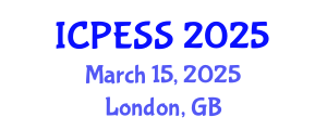 International Conference on Physical Education and Sport Science (ICPESS) March 15, 2025 - London, United Kingdom