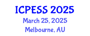 International Conference on Physical Education and Sport Science (ICPESS) March 25, 2025 - Melbourne, Australia