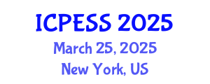 International Conference on Physical Education and Sport Science (ICPESS) March 25, 2025 - New York, United States