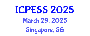 International Conference on Physical Education and Sport Science (ICPESS) March 29, 2025 - Singapore, Singapore