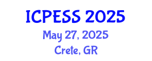 International Conference on Physical Education and Sport Science (ICPESS) May 27, 2025 - Crete, Greece