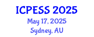 International Conference on Physical Education and Sport Science (ICPESS) May 17, 2025 - Sydney, Australia