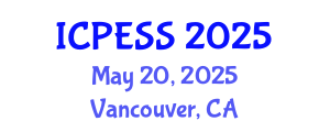 International Conference on Physical Education and Sport Science (ICPESS) May 20, 2025 - Vancouver, Canada
