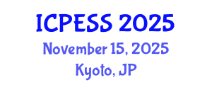 International Conference on Physical Education and Sport Science (ICPESS) November 15, 2025 - Kyoto, Japan