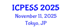 International Conference on Physical Education and Sport Science (ICPESS) November 11, 2025 - Tokyo, Japan