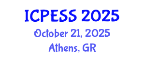International Conference on Physical Education and Sport Science (ICPESS) October 21, 2025 - Athens, Greece