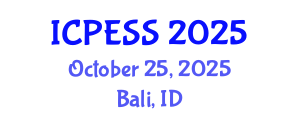 International Conference on Physical Education and Sport Science (ICPESS) October 25, 2025 - Bali, Indonesia