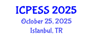 International Conference on Physical Education and Sport Science (ICPESS) October 25, 2025 - Istanbul, Turkey