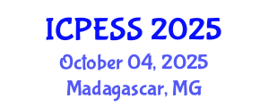 International Conference on Physical Education and Sport Science (ICPESS) October 04, 2025 - Madagascar, Madagascar