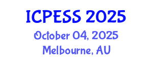 International Conference on Physical Education and Sport Science (ICPESS) October 04, 2025 - Melbourne, Australia