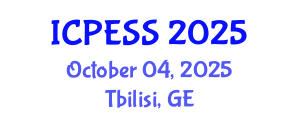 International Conference on Physical Education and Sport Science (ICPESS) October 04, 2025 - Tbilisi, Georgia