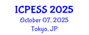 International Conference on Physical Education and Sport Science (ICPESS) October 07, 2025 - Tokyo, Japan