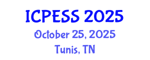 International Conference on Physical Education and Sport Science (ICPESS) October 25, 2025 - Tunis, Tunisia