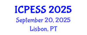 International Conference on Physical Education and Sport Science (ICPESS) September 20, 2025 - Lisbon, Portugal