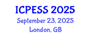 International Conference on Physical Education and Sport Science (ICPESS) September 23, 2025 - London, United Kingdom
