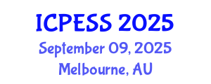 International Conference on Physical Education and Sport Science (ICPESS) September 09, 2025 - Melbourne, Australia