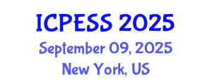 International Conference on Physical Education and Sport Science (ICPESS) September 09, 2025 - New York, United States